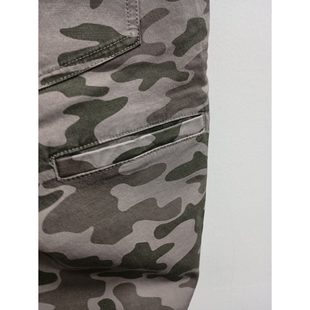Duluth Trading Co Jogger Pants Womens 12 Green Camo Cargo Utility Outdoor - Picture 10 of 14